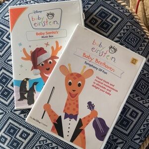 Baby Einstein - Set of 2 DVDS- Baby Beethoven and Baby Santa’s Music Box